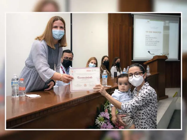 Reconoce SS a madres donadoras de leche