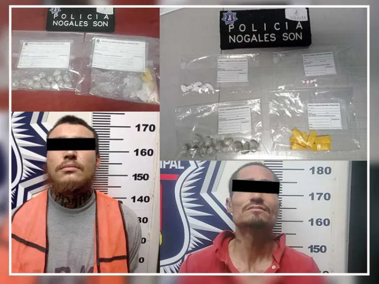 Arrestan a dos que portaban droga entre sus ropas