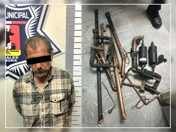 Robaba cableado de aire acondicionado de hospital; quedó detenido