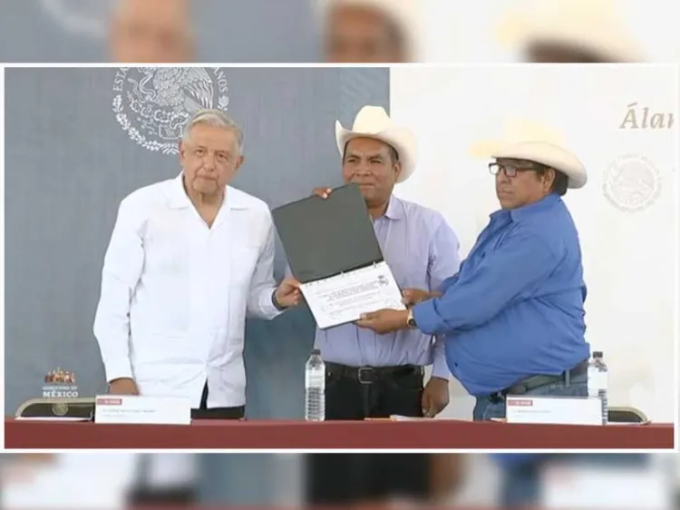 Recibe AMLO propuesta de Plan de Justicia para los Guarijíos