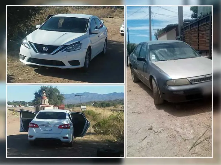 Localizan tres vehículos con reportes de robo