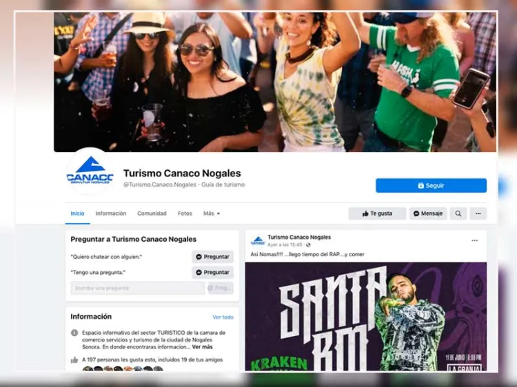 Presentan ‘Turismo Canaco Nogales’; página en Facebook