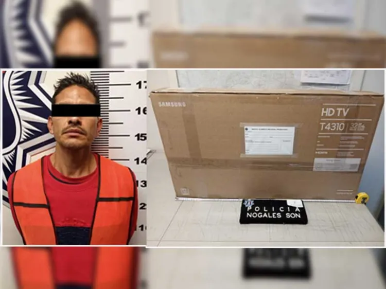 Quiso llevarse una tele y no lo dejaron