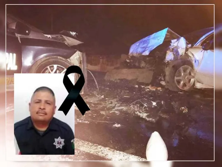 Fallece otro policía por accidente carretero del choque del 30 de mayo