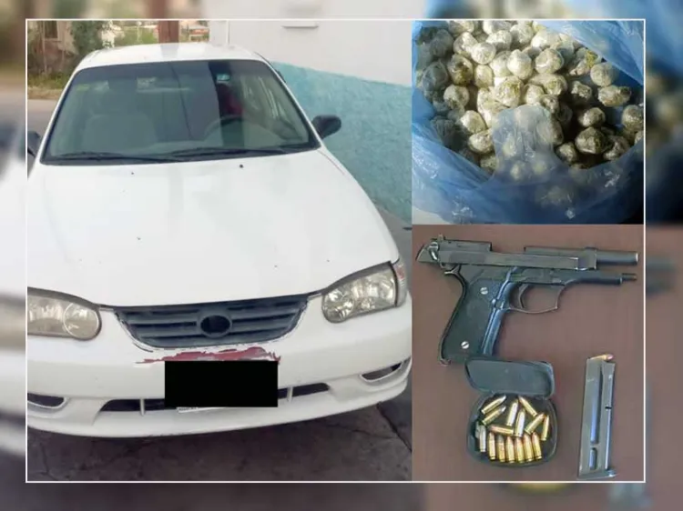 Aseguran Sedena y PESP droga y armamento