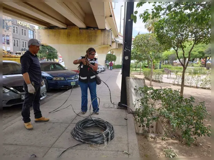 Buscan evitar robos de cableados en la ciudad