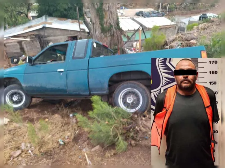 Detienen a presunto ladrón de vehículo