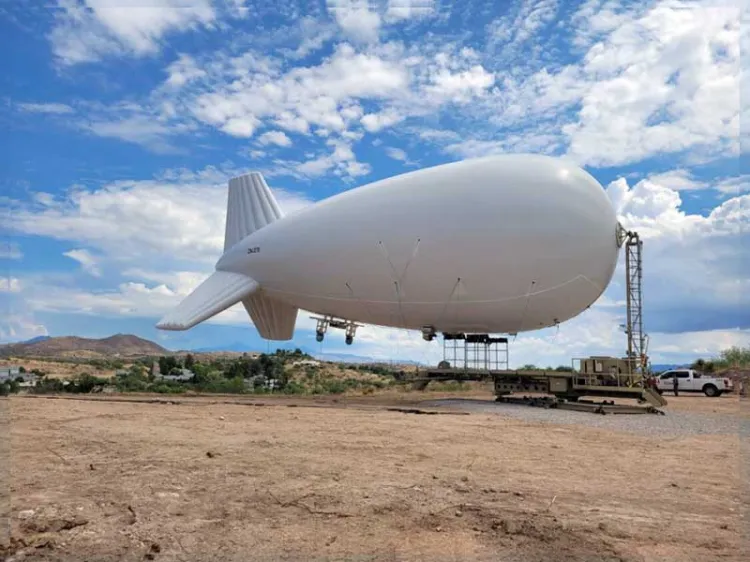 Usa Patrulla Fronteriza globo para vigilancia en la frontera