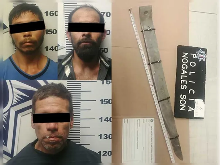 Amenazaban a peatones con cuchillos; los arrestan