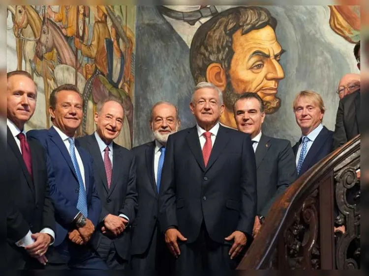 López Obrador y empresarios de México y EU hablan de economía, inversión…