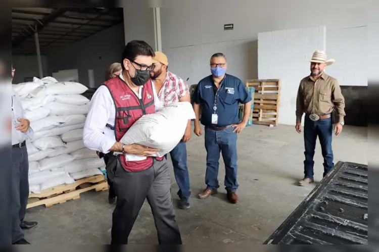 Entrega JGN insumos para siembra de sorgo forrajero