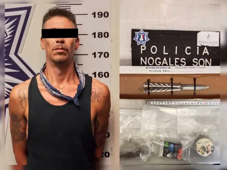 Detienen a persona con varias porciones de narcóticos