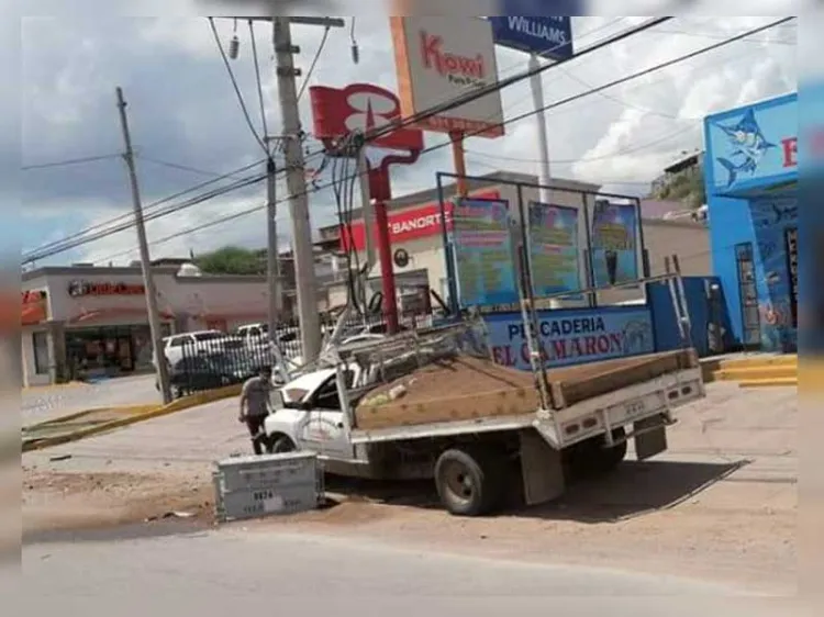 Afecta choque energía eléctrica de locales en Nuevo Nogales