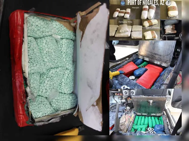 Incautan en Az más de 70 mil pastillas de fentanilo