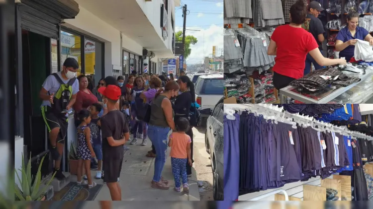 Aumentan ventas de uniformes escolares