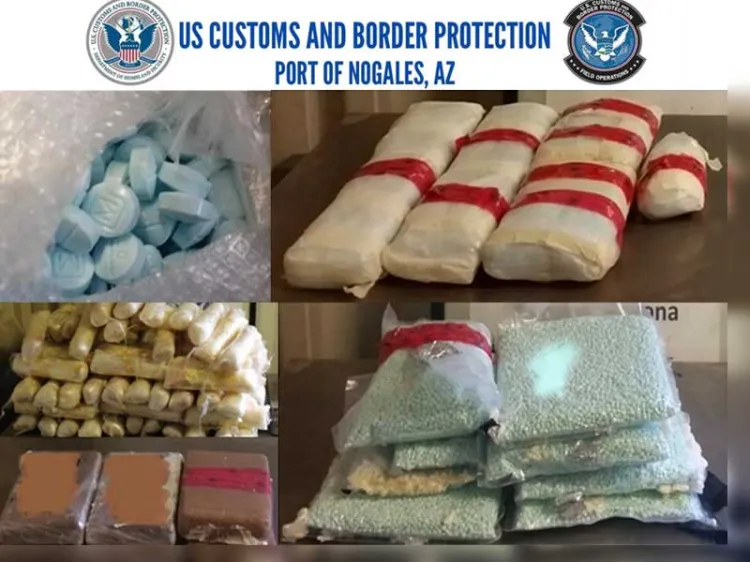 Decomisan miles de pastillas de fentanilo y kilos de metanfetaminas en EU