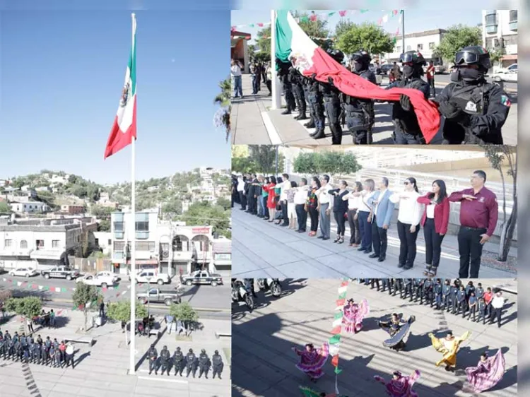 Izan enorme bandera por el 212 aniversario del Día de la Independencia