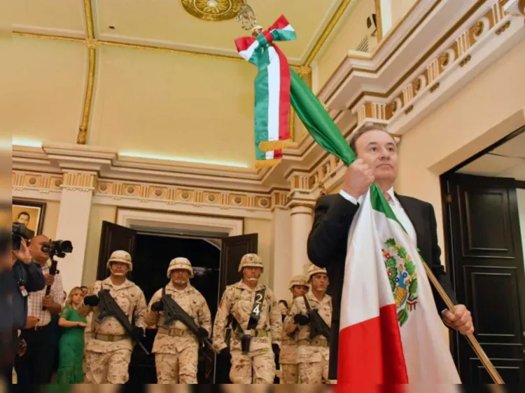 Celebra gobernador Alfonso Durazo 212 años del Grito de Independencia