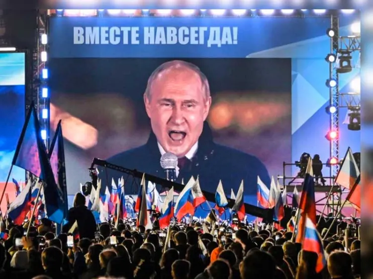 La victoria será nuestra, bienvenidos a casa: Putin