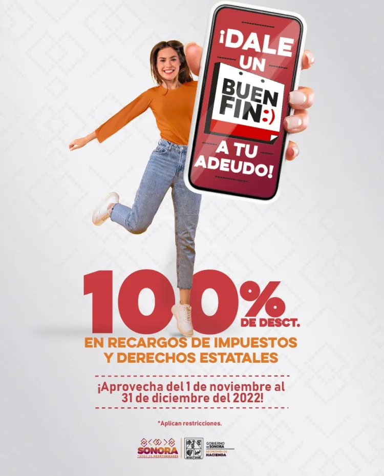Ofrecen descuentos en adeudos por Buen Fin