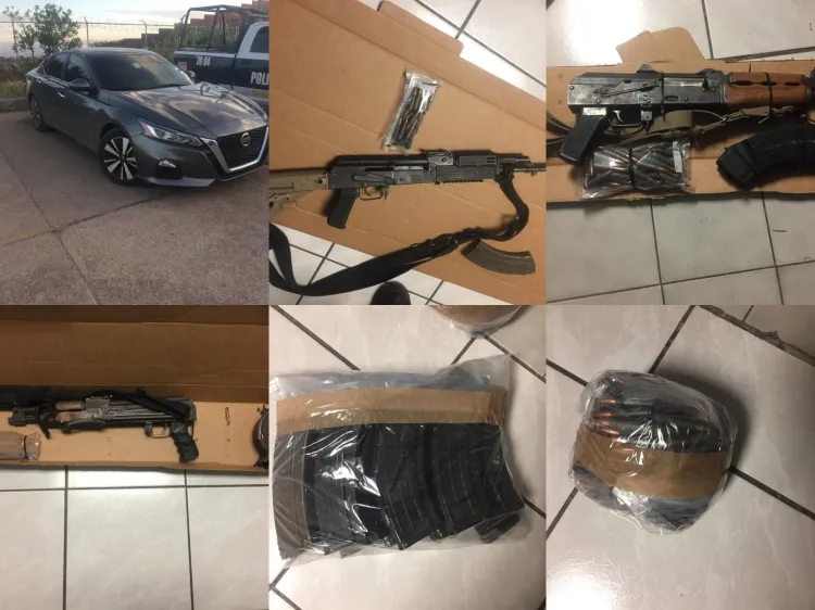 Detienen a tres sujetos armados