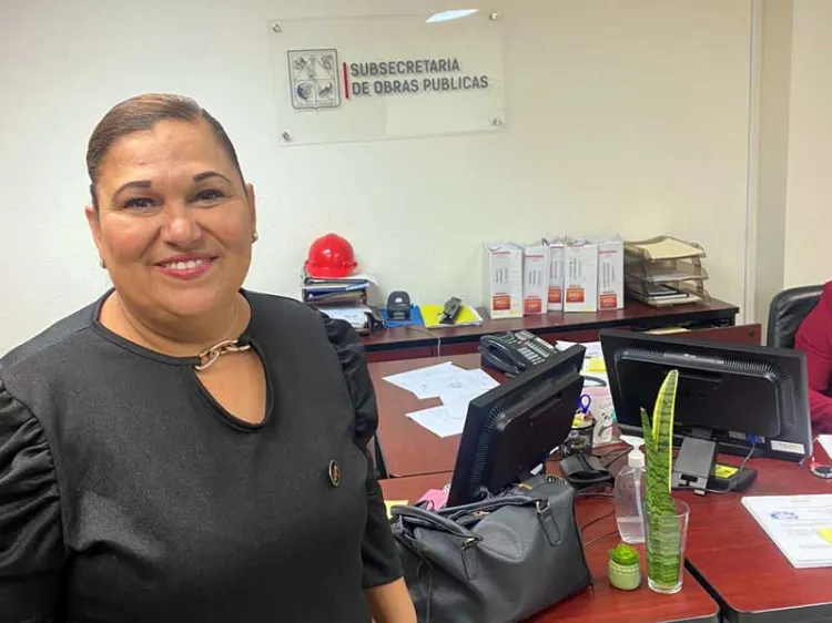 Ve Leticia Calderón avances de obras de Nogales con la SIDUR