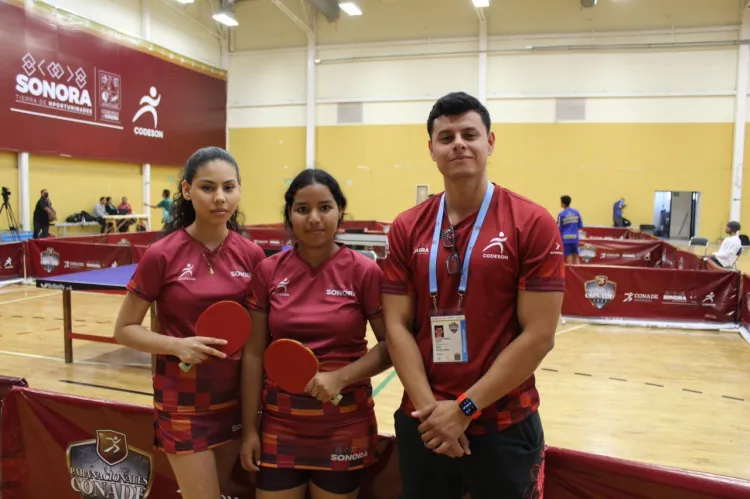 Oro de Sonora en tenis de mesa
