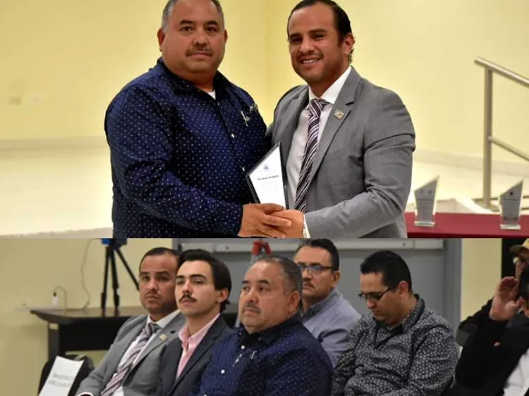 Distinguen a Comisario de Nogales con reconocimiento