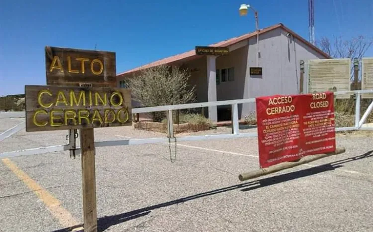 Bloquean acceso a zona turística de El Pinacate
