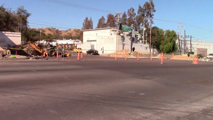 Cierran por reparaciones cruce de parque industrial San Ramón