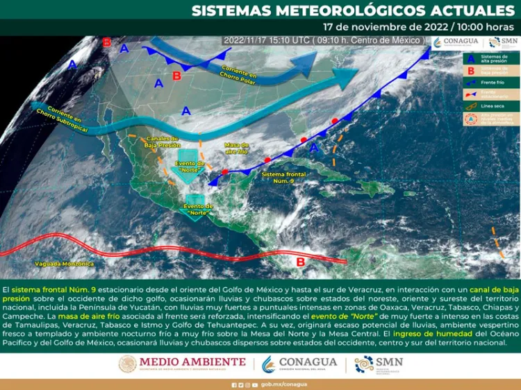 Pronostican temperaturas mínimas de -10 grados en Sonora