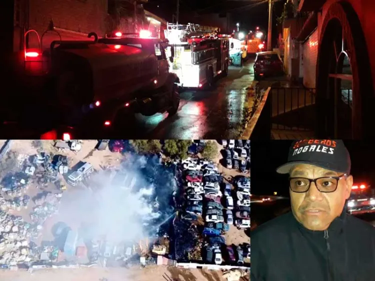 Atienden bomberos de Nogales dos incendios de gran magnitud