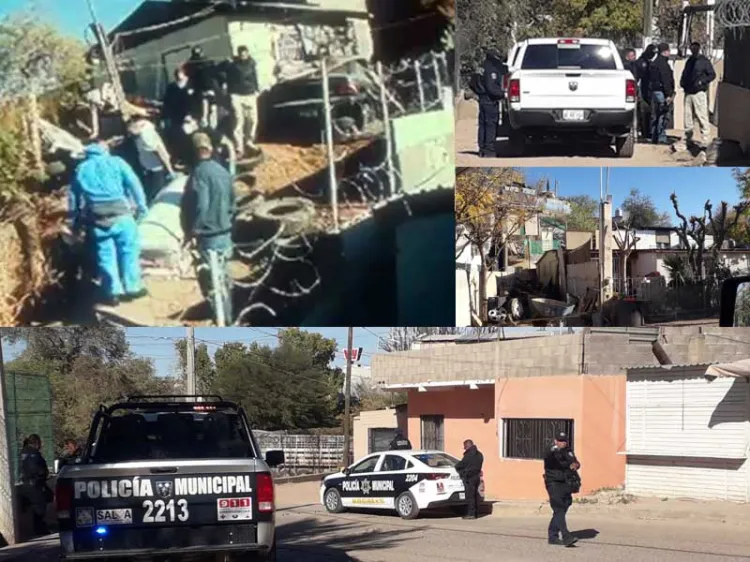 Exhuman cuerpo de mujer enterrada en una vivienda