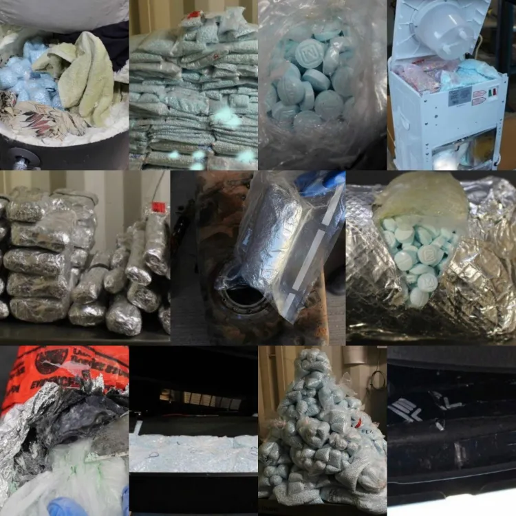Interceptan cargamentos de fentanilo