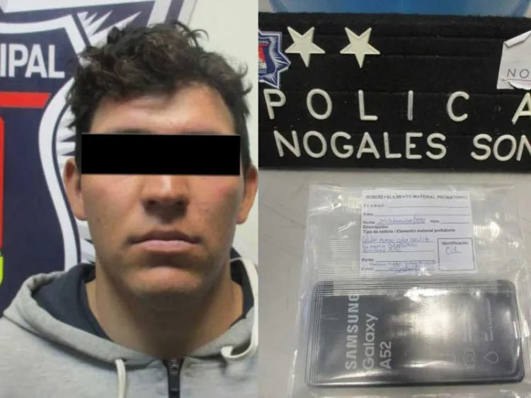 Se quiso llevar un celular gratis; lo detienen y entregan a la policía