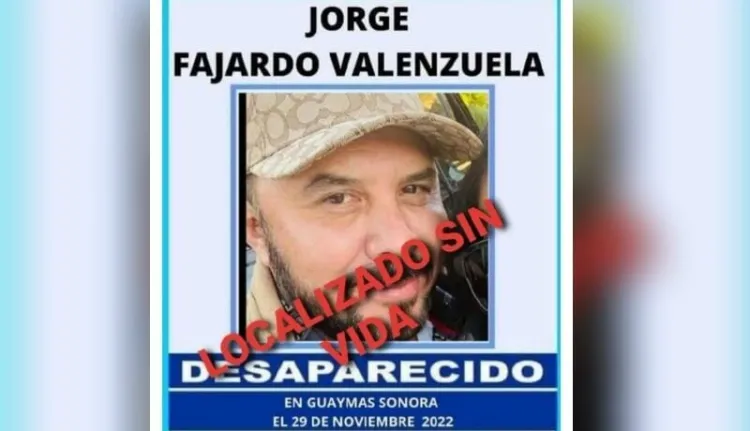 Hallan muerto a empresario guaymense que había sido “levantado”