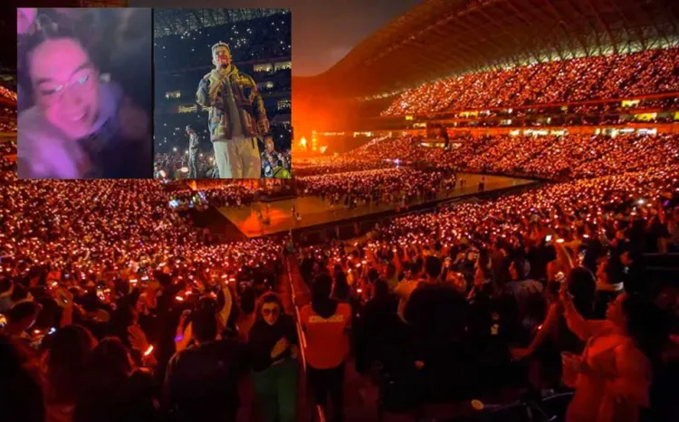 "No vale los 10 mil pesos que pagué"; decepciona a fan concierto de Bad Bunny