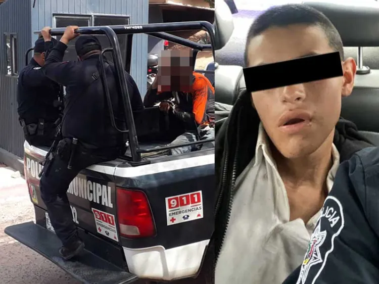 Empuñaba un cuchillo y le encontraron fentanilo; estaba drogado