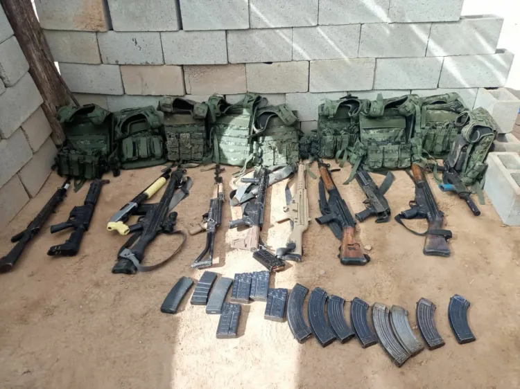 Detienen a 14 personas en posesión de armas en Guaymas