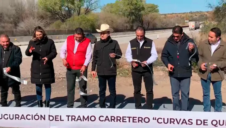 Supervisa gobernador conclusión de tramo carretero “Curvas de Quijano”