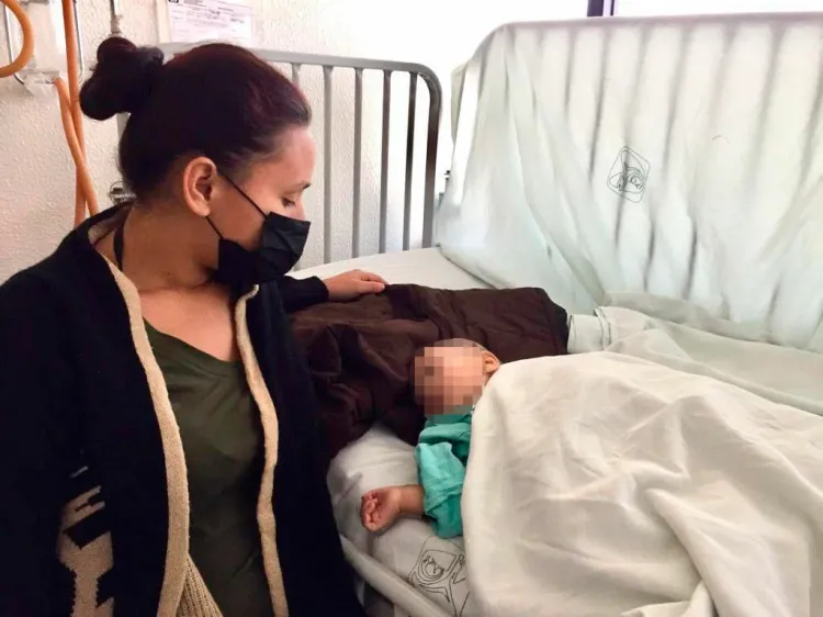 Extraen frijol a menor de pulmón; le salvan la vida