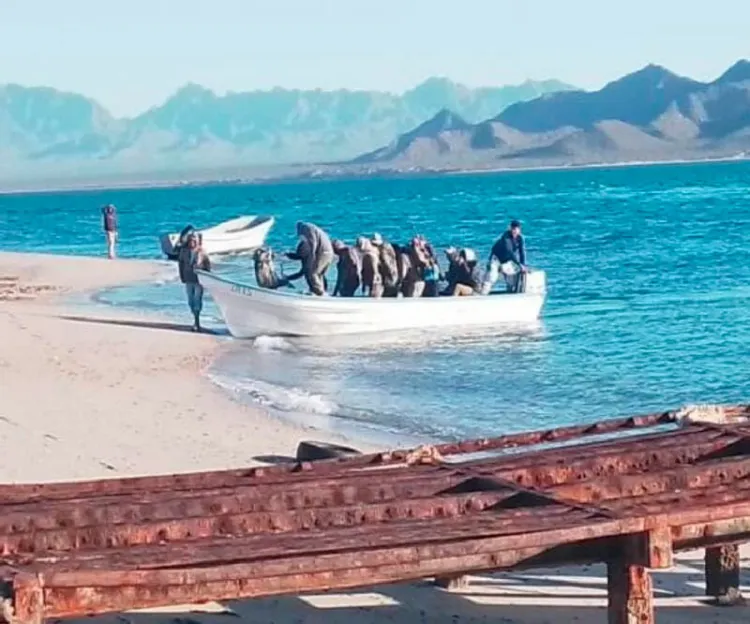 Rescatan con vida a pescadores seris extraviados