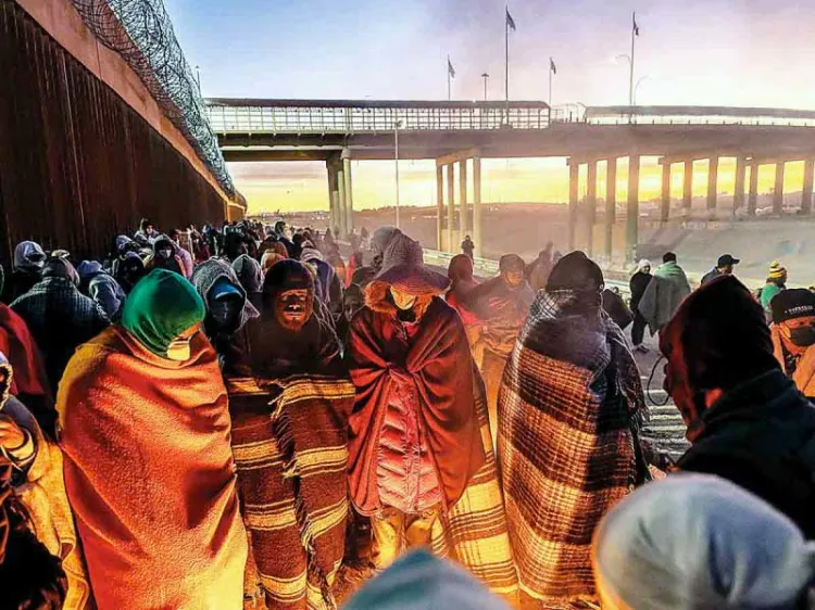 Amenaza frío a migrantes