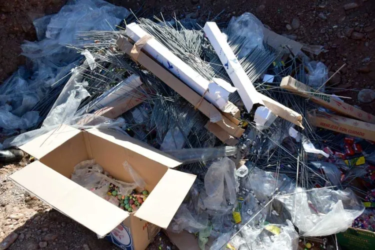 Destruyen en Hermosillo 178 kilos de pirotecnia