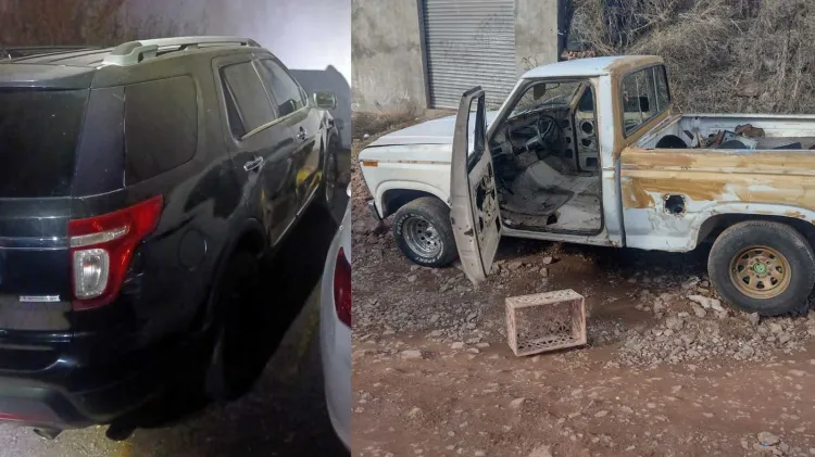 Localizan vehículos robados