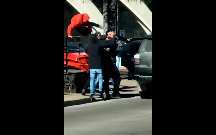 Captan “levantón” en pleno centro de Nogales