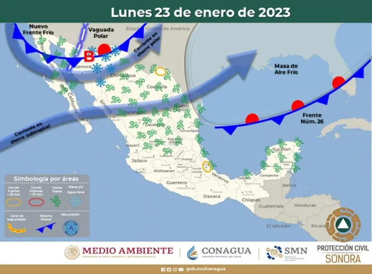 Exhortan activar comités de emergencia por frentes fríos