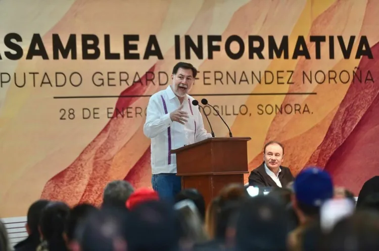 “Obrador presidente, Noroña el siguiente”