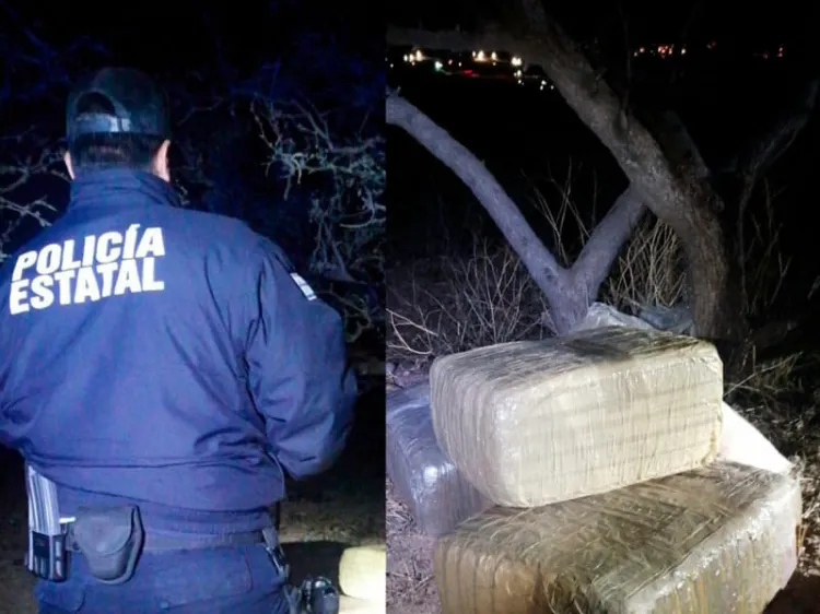 Incautan paquetes de “hierba mala”