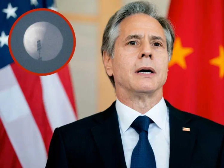 Cancela Blinken su visita a China tras incidente del globo espía sobre EU